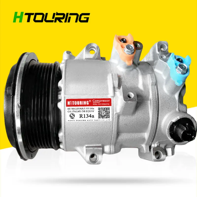 AUTO A/C Compressor For Toyota Hiace Comuter Bus 2.7L 2TRFE 2005-2018 4472600975 88310-2F030 447190-3230 447260-0975 447260-0563