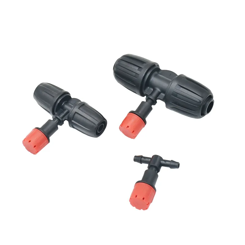 Garden Sprinkler Dripper With 1/2 3/8 1/4 Inch Tee Water Sprinkler For Watering & Irrigation 5Set