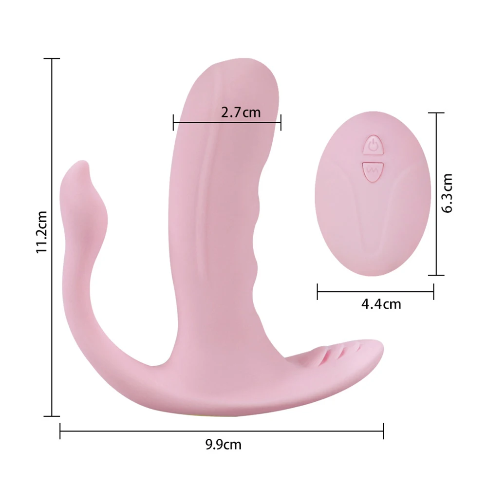 10 Modes 3 IN 1 Vibrator Clitoris Vagina Anal Stimulator Wearable G-Spot Massager Rechargeable Masturbator Sex Toys for Women