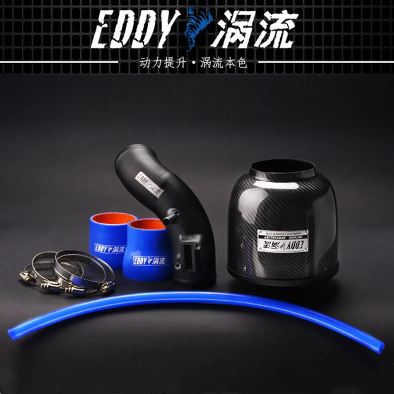 EDDY Intake System Air Intake Pipe & Carbon Fiber Air Filter for Ford Focus 1.6L 1.5T 2012-2020 Car Engine Parts Accessories