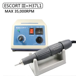 Micro Nail Polisher Dental Polisher Jewelry Carving Motor ESCORT +H37L1 Hand piece 35K
