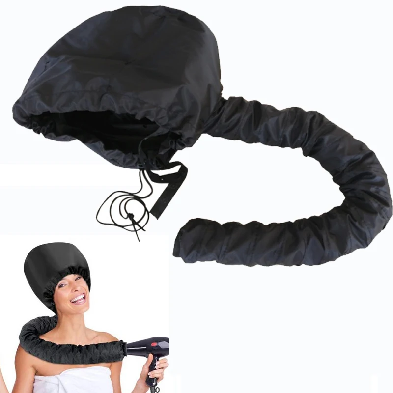 

Hair Perm Portable Soft Hair Drying Cap Bonnet Hood Hat Blow Dryer Attachment Dry Hair Cream Cap wholesale satin bonnets