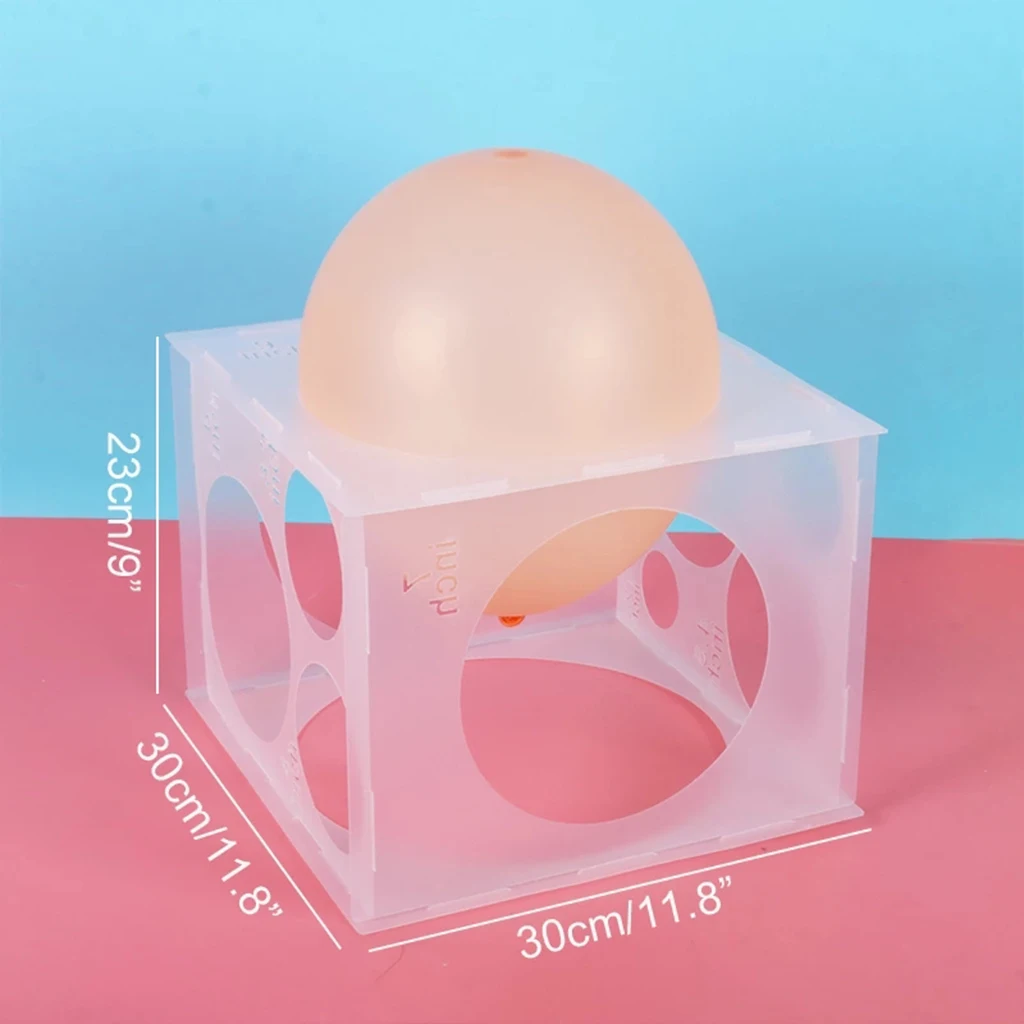 11 Gaten Inklapbare Ballon Sizer Doos Template Cube Voor Ballon Decoraties