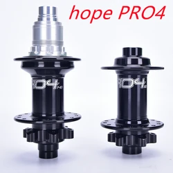 HOPE PRO 4 hub mtb hubs Disc 6 bolt Thru axle Boost Pair Front 110X15mm Rear 148x12mm Mountain Wheelset hub 28H 32H