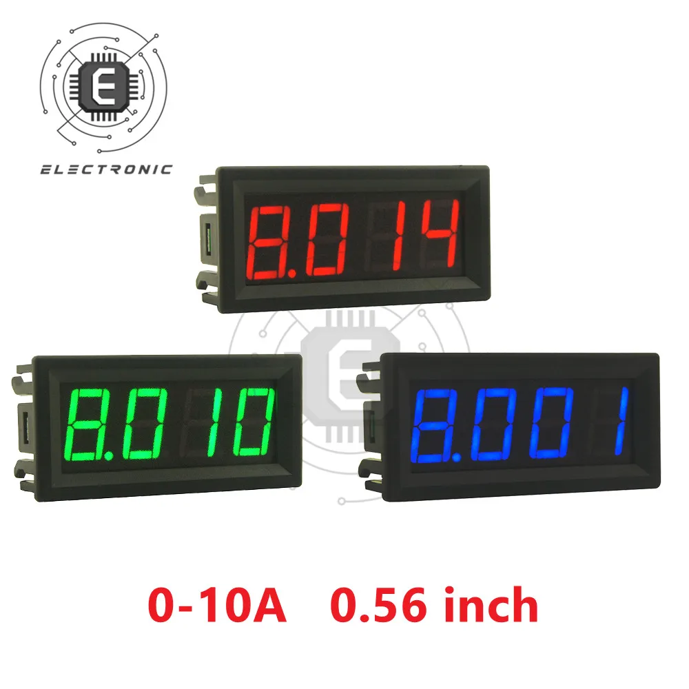 0.56 inch 4 Digits LCD Digital Display  Ammeter Current tester 0.000A-10.00A Current Measurement Tools