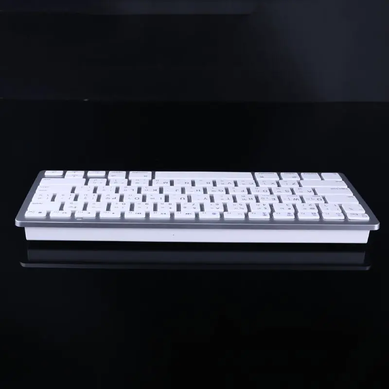 Thailand English Thai 78 Keys Wireless Bluetooth Keyboard for i-Pad Laptop Mac-book Tablet PC Mobile Phone Notebook