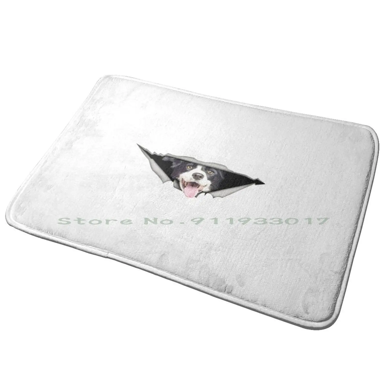 Border Collie-Cute Gift For Border Collie Dog Breeds Entrance Door Mat Bath Mat Rug Jdm 2jz Gte Zupra Engine Iv Yaris Gr Gr