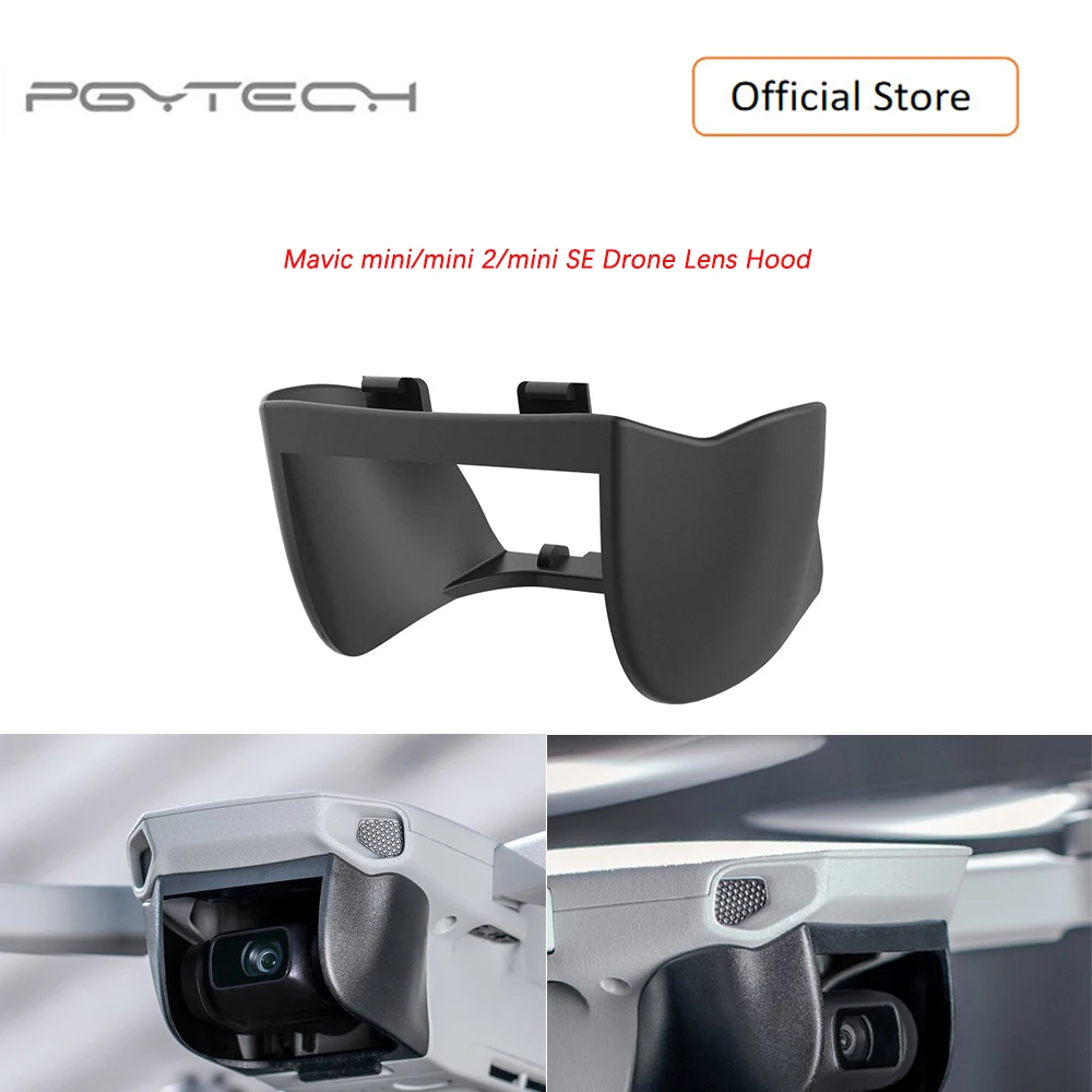 PGYTECH المضادة للوهج الطائرة بدون طيار عدسة هود الشمس الظل الغطاء الواقي لل Dji Mavic mini/mini 2/mini SE الطائرة بدون طيار ملحق