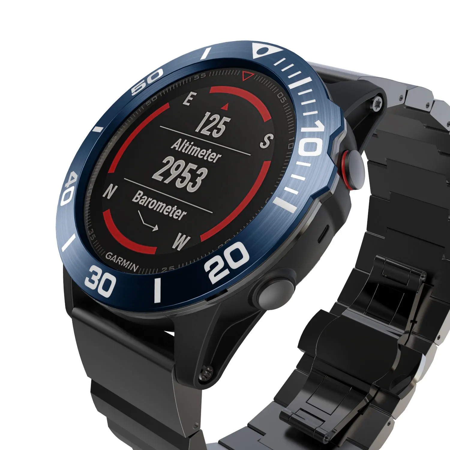 Casing Bingkai Penataan Cincin Bezel Panas untuk Garmin Fenix 5x 5x Plus 3 Jam Tangan Pintar Penutup Baja Tahan Karat Cincin Perlindungan Antigores