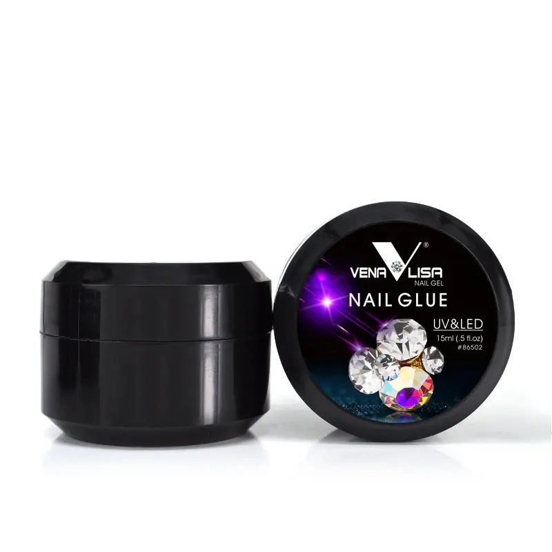 Venalisa – Gel collant diamant, Super Texture, transparent, couleur claire, décoration diamant, bâton, colle à ongles