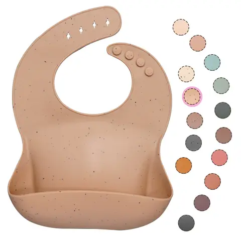 Silicone Baby Bibs and Feeding Set Muslin life
