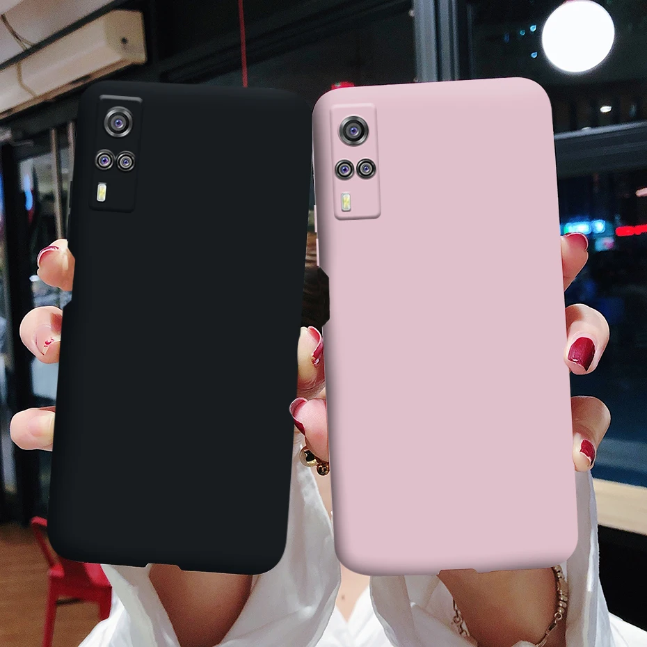 For Vivo Y31 2021 Case V2036 Plain Soft TPU Slim Shockproof Cover for Vivo Y51A Y 51 Y 31 VivoY31 2021 6.58inch Phone Case Funda