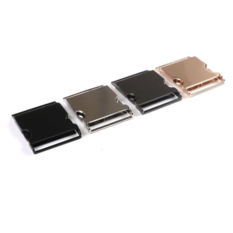 2/4 pcs 40mm metal buckle quick release buckle dog collar webbing clip coat belt buckle backpack buckle DIY hardware accessories