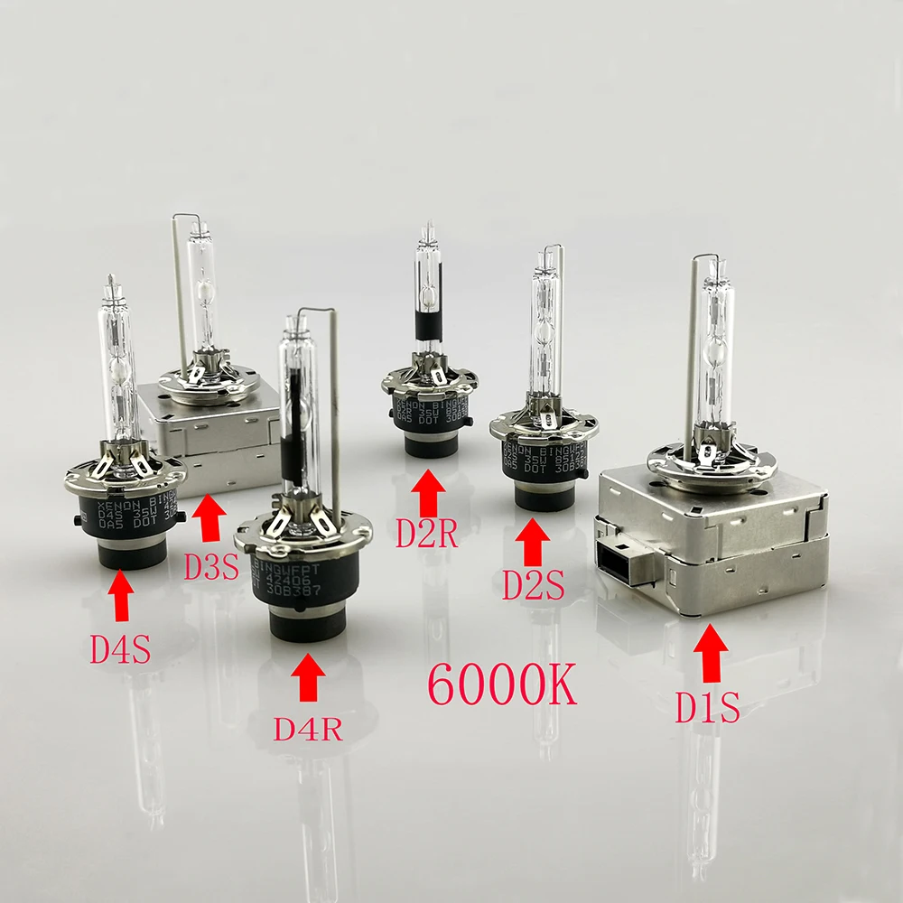 2PCS HID Xenon Bulb D1S D2R D2S D4R D4S For Toyota Lexus Car Headlights 4300K 5000k 6000K