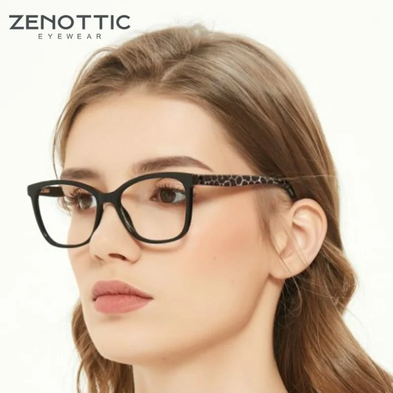 

ZENOTTIC Butterfly Anti Blue Light Reading Glasses Women Anti Glare Presbyopic Computer Eyeglasses Frame Presbyopia Readers