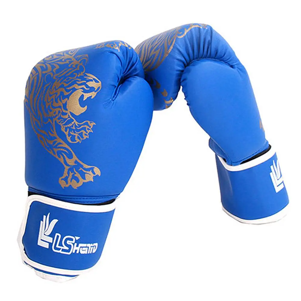 Kick Boxing Gloves For Men Women PU Karate Muay Thai Guantes De Boxeo Free Fight MMA S anda Training Adults Kids Equipment