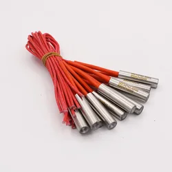 Stainless Steel 6x50mm Cartridge Heater 6mm Tube Diameter 24V/36V/110V/220V/380V 70W Electric Heater Element