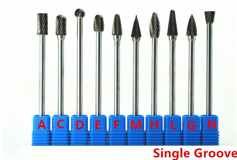 Jrealmer 1pcs 6x10x120mm Long Tungsten Carbide Burrs for dremel Grinding Steel Grinding Wood Grinding