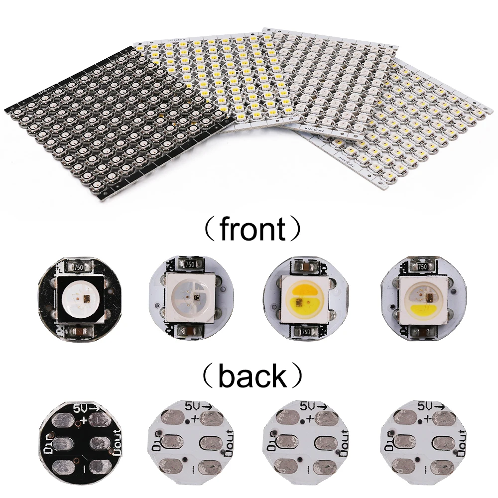 

Светодиодная лента WS2812B SK6812 с чипом, 2 ~ 1000 шт., 5 в постоянного тока, SMD 5050, RGB, RGBW, RGBWW, RGBNW, WWA, WS2811, встроенная ИС