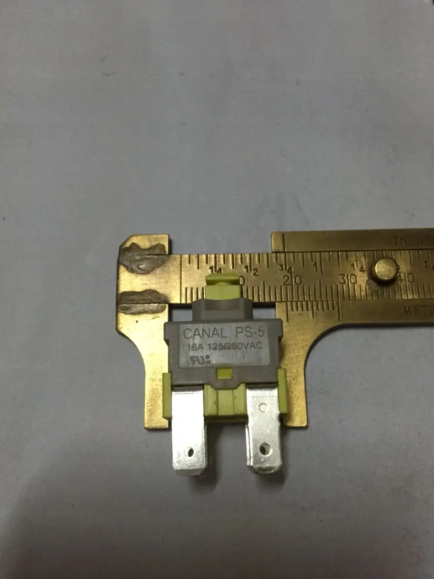 Original new 100% PS-5 dust suction self-locking switch 4pin button switch with lock 16A 250VAC