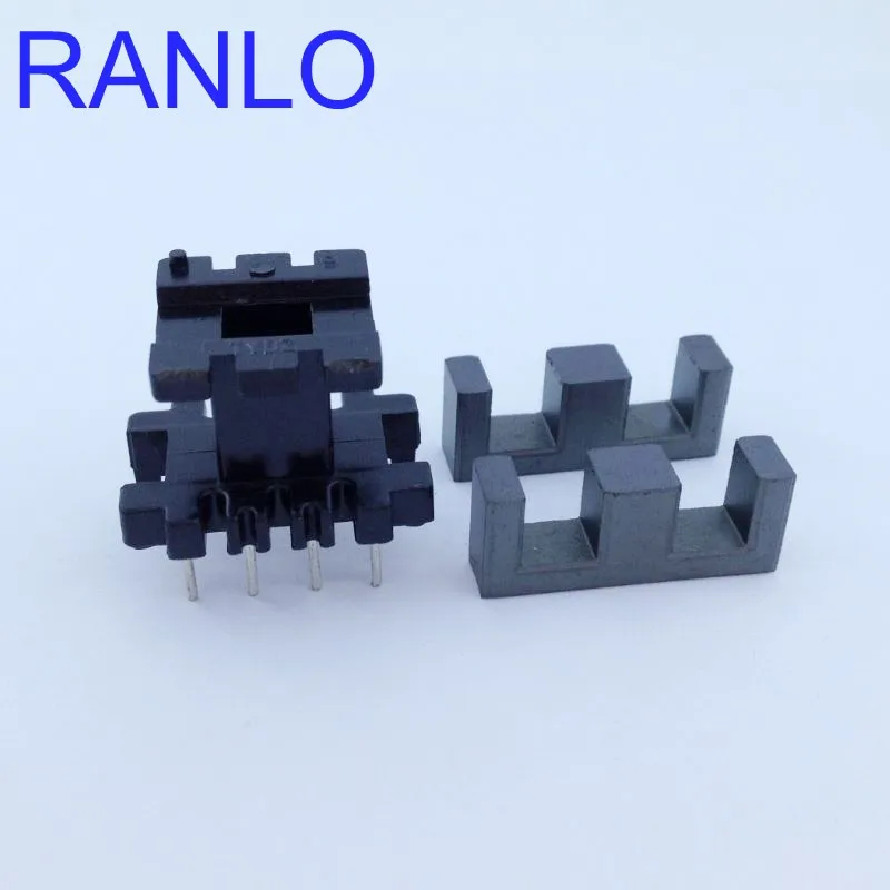 EE25 8pin Transformer Bobbin PC4 Ferrite Core Vertical