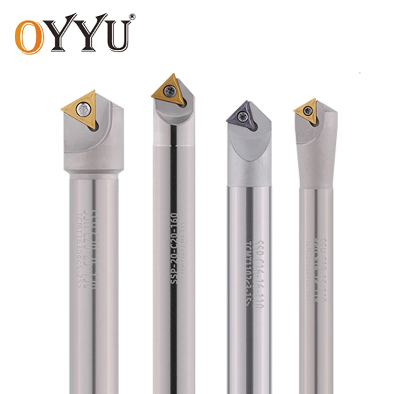 

OYYU SSY SSO SSP SSH 15 45 60 30 Degree Machine Lathe Chamfering Cutter CNC TCMT Carbide Inserts 12 16 20 mm Shank Milling Tools