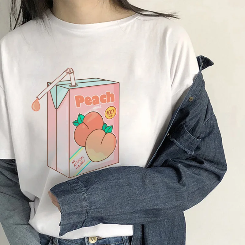 

2021 Kawaii Oversized T-shirt Fashion Fun Retro Top Streetwear Women O-neck White 90s Hipster Tee XXXL Tee Shirt Femme