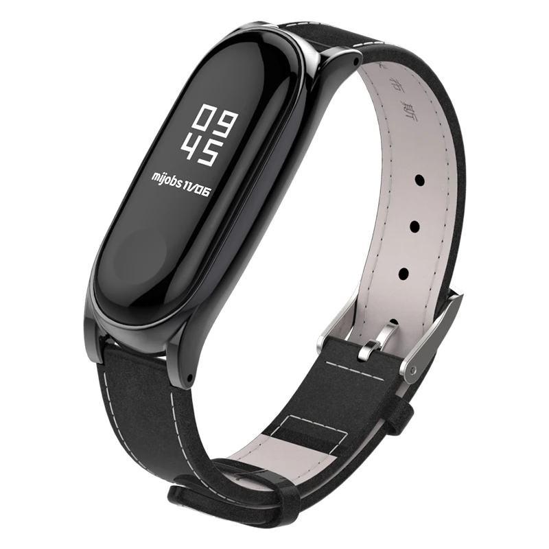 Dành Cho Xiaomi Mi Band 5 6 Dây Đeo Miband 4 3 Chính Hãng Dây Da Vòng Tay Cho Đồng Hồ Thông Minh Nồi Cơm Điện Từ Correa Thay Thế cổ Tay Dây