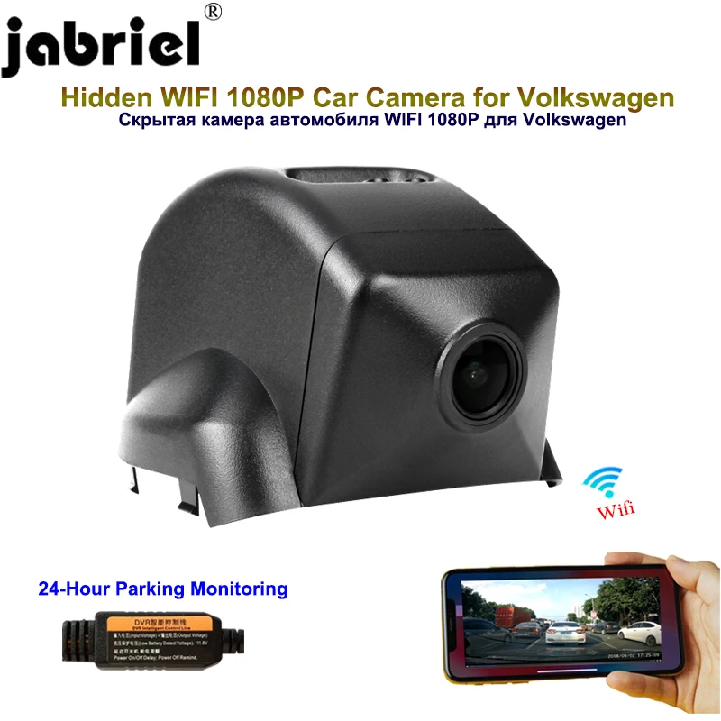 

Jabriel 1080P Car Camera Auto dash cam 24 hour car dvr for vw golf 4 5 6 7 mk3 mk4 Volkswagen passat b8 polo tiguan touareg