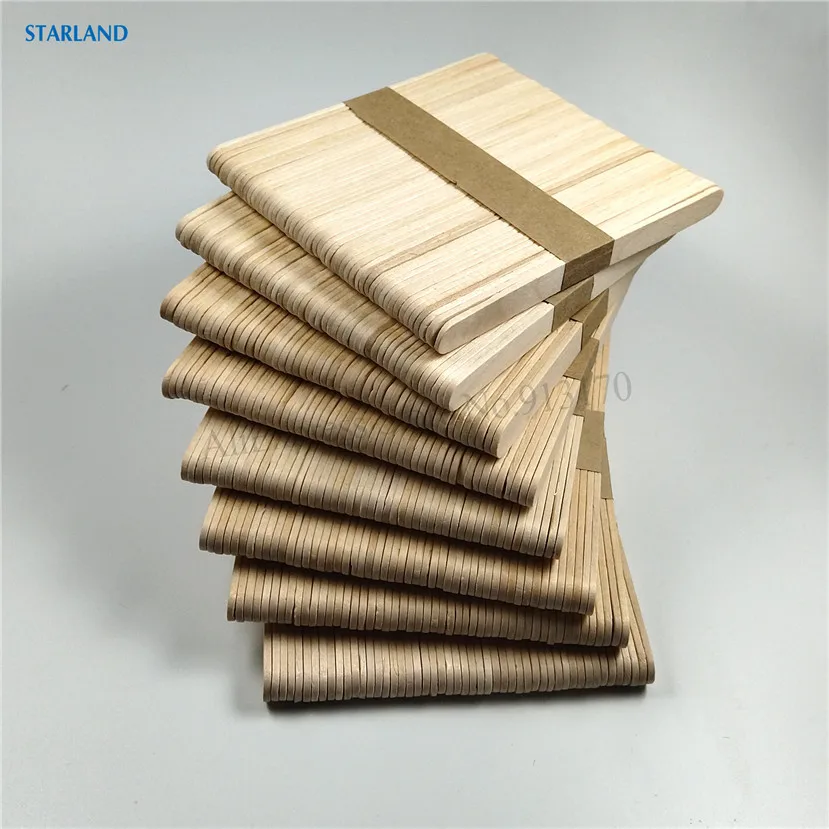 400 pezzi bastoncini per gelato legno di betulla accessori per ghiaccioli bastone artigianale in legno fai da te 50 pz/lotto 8 lotti lunghezza 11.4cm