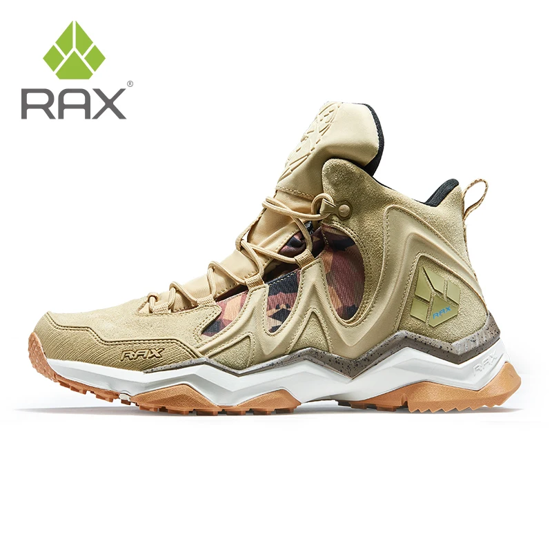 

RAX Men Hiking Shoes winter Waterproof Outdoor Sneaker Men Leather Trekking Boots Trail Camping Climbing Hunting Sneakers Women