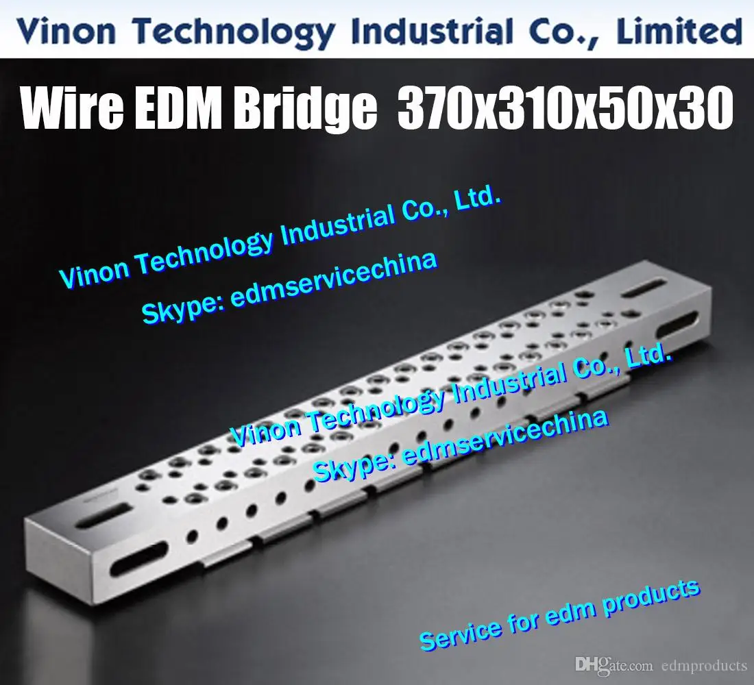 VS31 Wire EDM Bridge L=370x310x50x30mm, Stainless High Precision Wire-cut Ruler 370mm. edm jig tools bridge for Wire-cut machine