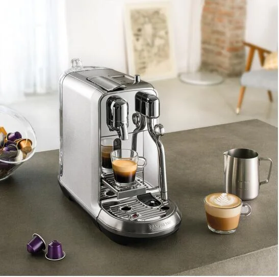 Nespresso capsule coffee machine Creatista Plus Italian fully automatic home office commercial fancy coffee machine J520 silver