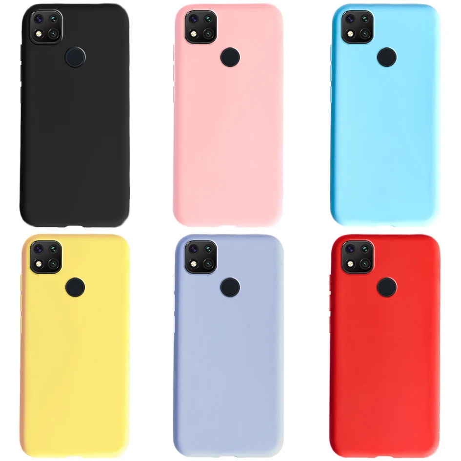 For Xiaomi Redmi 9C Case Silicone Candy TPU Simple Cover Phone Case For Xiomi Redmi 9C NFC 2020 Case on Redmi9C 9 C Fundas 6.53