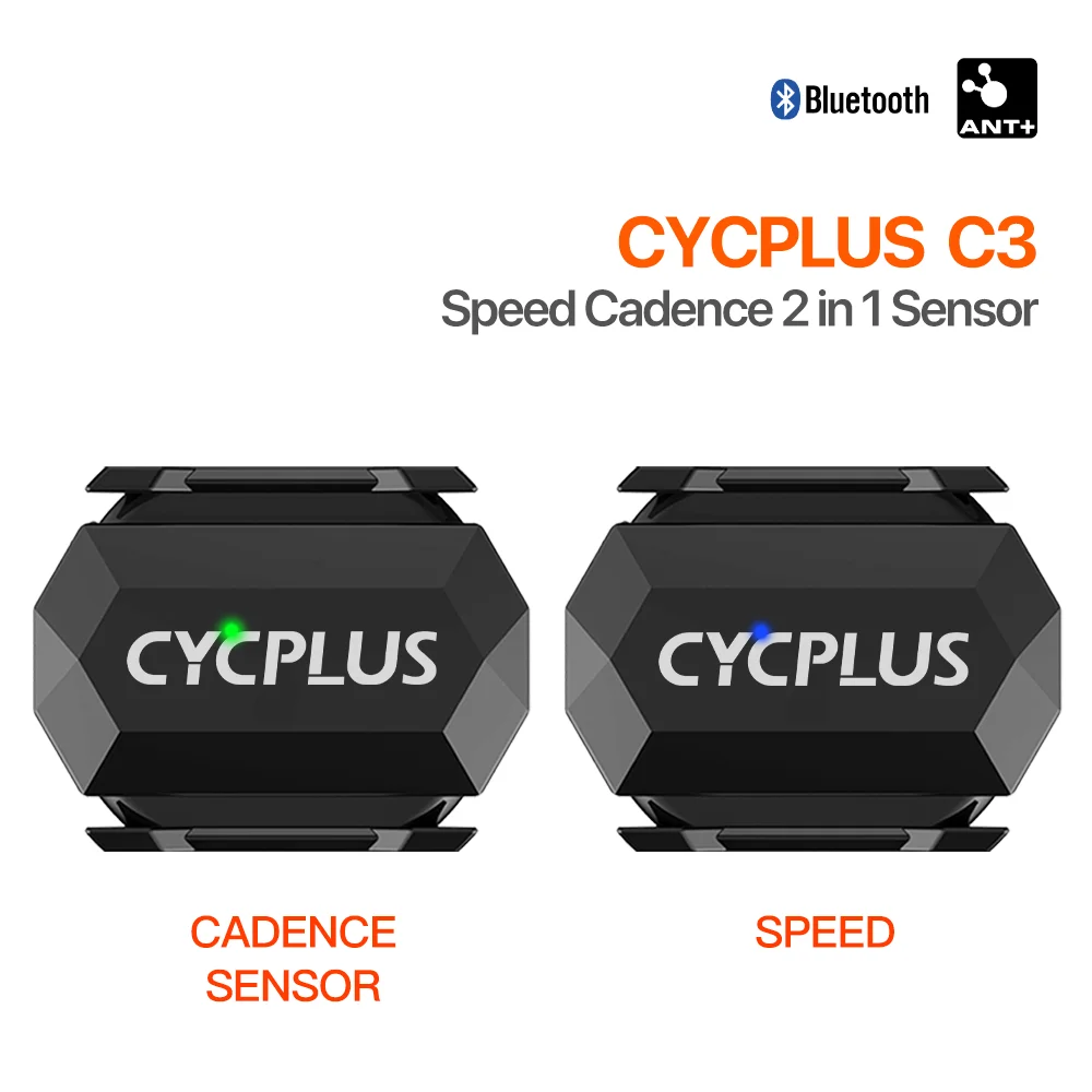 CYCPLUS C3 Speed Cadence Dual Sensor ANT+ BLE GPS Bike Accessories Computer Speedometer