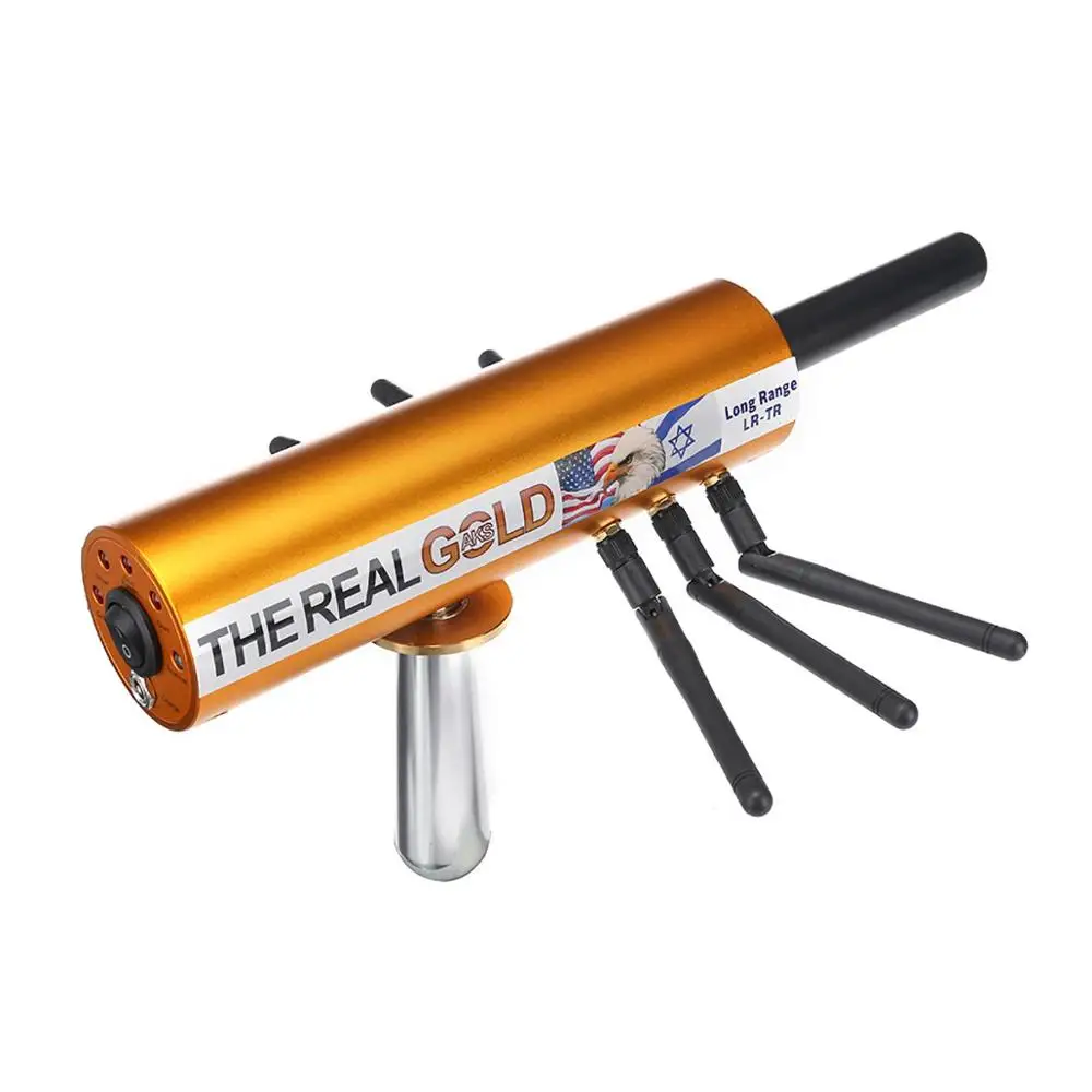 metal detector 6 Antennas Real Gold AKS Long Range Gold Detector with Carry Case for Gold Silver Gem Diamond Hunter Treasure Kit