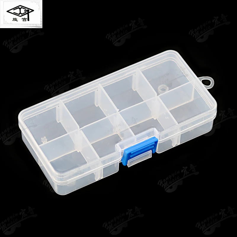 piano tuning maintenance tool 1808A Spareparts box(big/small) transparent plastic storage box classification grid