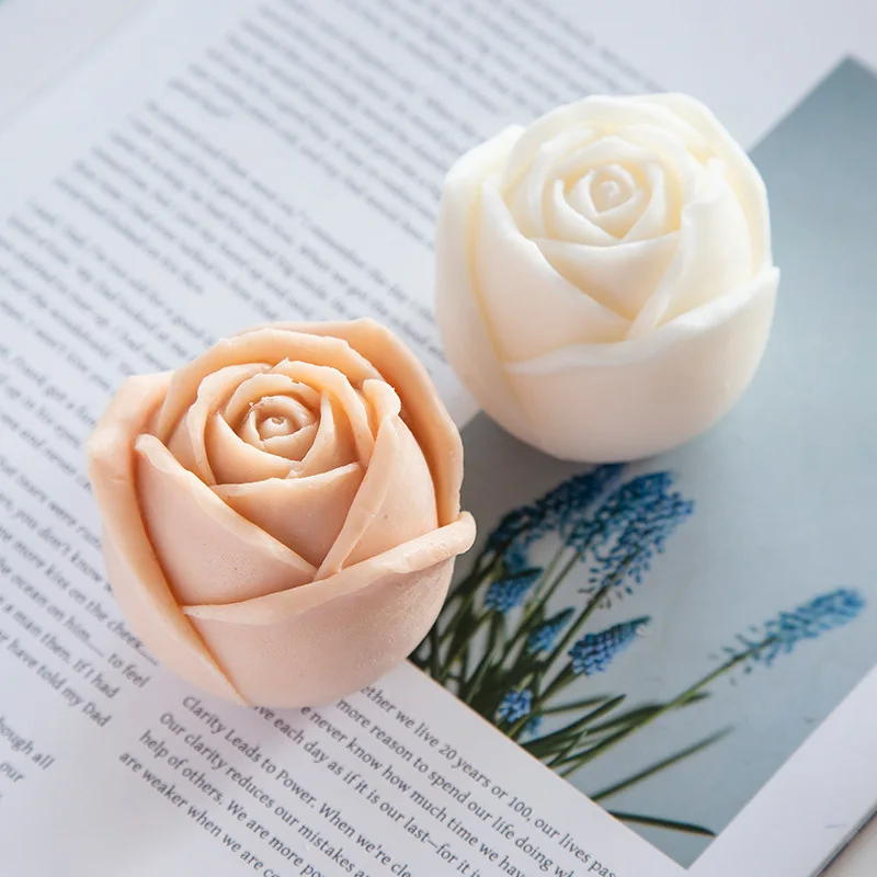 SHENHONG Silicone Mold Cake Rose Flowers Shape 3D Mould Wedding Dessert Mousse Candy Bakeware Tools