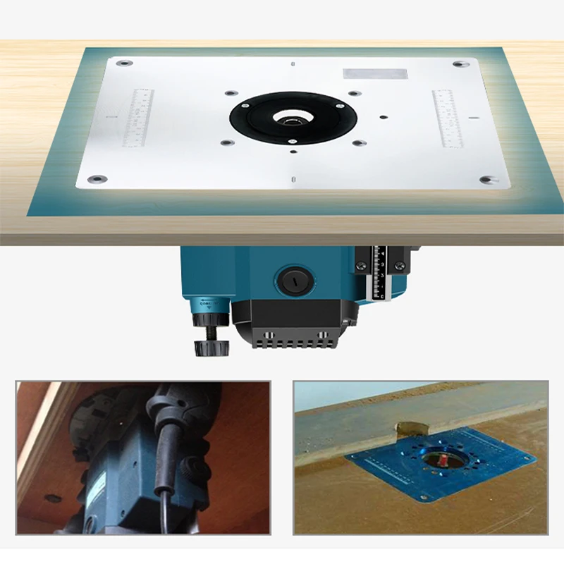 AOBEN Multifunzionale In Alluminio Router In Legno Da Tavolo Piastra di Inserimento per Elettrico Fresatura Guarnizioni Macchina Lavorazione Del