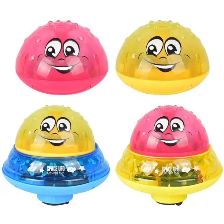 water spray toy Bath Toys Spray Water Light Rotate With Shower balle lumineuse bain water toys Toddler Swimming Party Bathroom