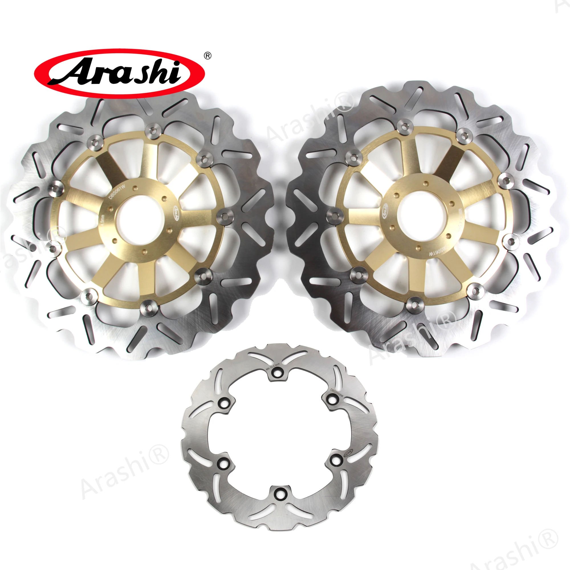 Arashi 1 Set CNC Full Floating Front Rear Brake Disc Brake Rotors Disk For HONDA CBR 1100 XX CBR1100XX 1997 1998 Motorcycle