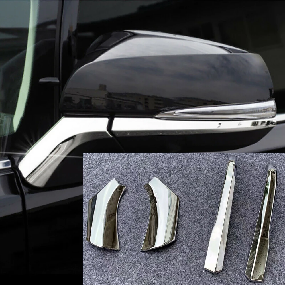 

4pcs ABS Chrome Rear View Side Mirror Cover Decoration Trims For Toyota RAV 4 Car Accessories 2019 2020 Left /Right Hand Drive