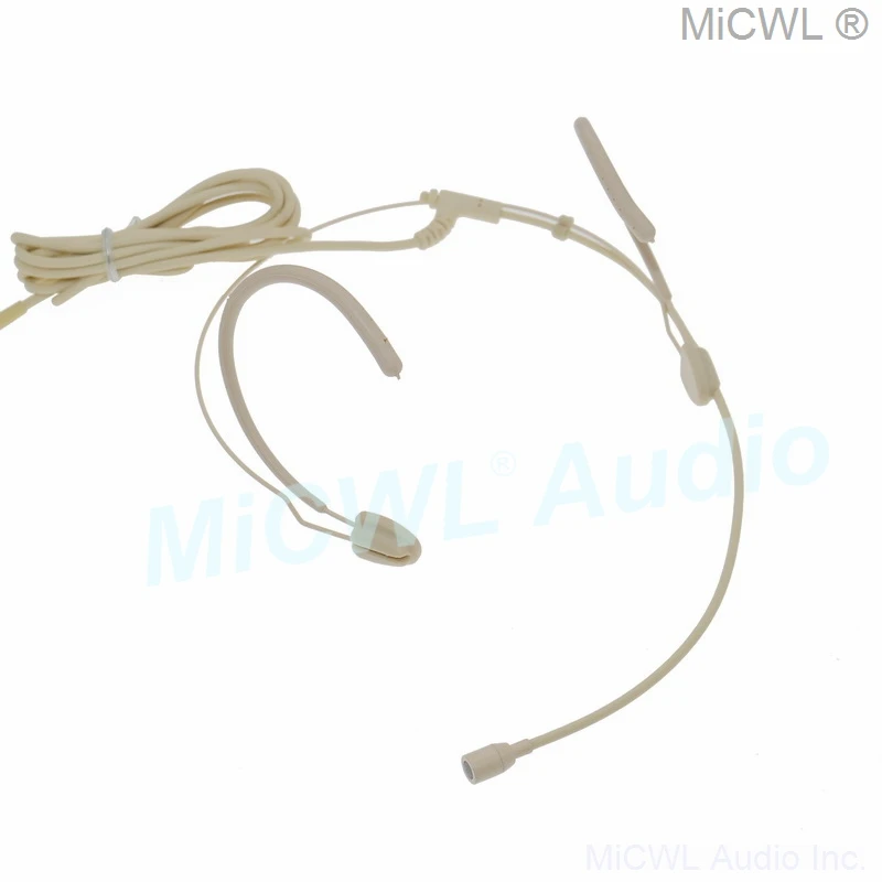Micrófono profesional MiCWL C800 para AKG Samson Gemini, auriculares inalámbricos BeltPack Mini XLR de 3 pines TA3F, micrófono omnidireccional