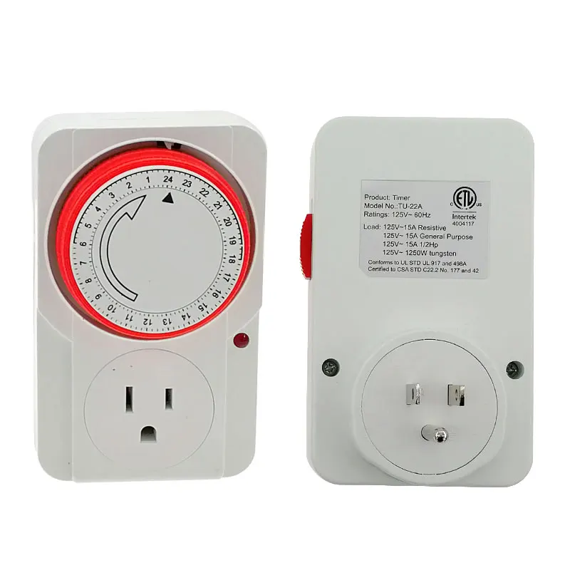 24 Hour Cyclic Switch Kitchen Timer Outlet Loop Universal Timing Socket Mechanical Timer 230vac 3500w 16a Uk Eu Cn Us Plug