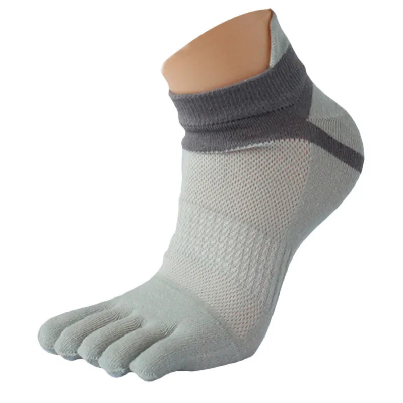 Socks With Toes Mans Cotton Solid Breathable Protect Ankle No Show Socks Summer Five Finger Socks Sokken Good Quality