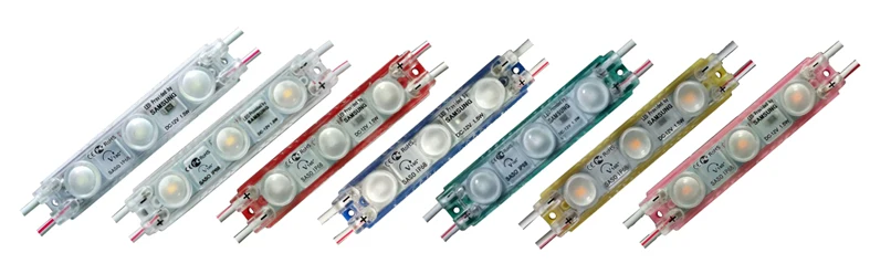 DC12V SMD 2835 LED Module Lighting IP68 Waterproof 3 LED Back Lights Mirror light Red Blue Green White Led Modules Chip 1000pcs