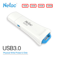 Netac U335S 64GB 32GB 16GB USB3.0 Flash Drive Write Protect Flash Drive  Thumb Drive Disk On Key Pendrive Memory Stick