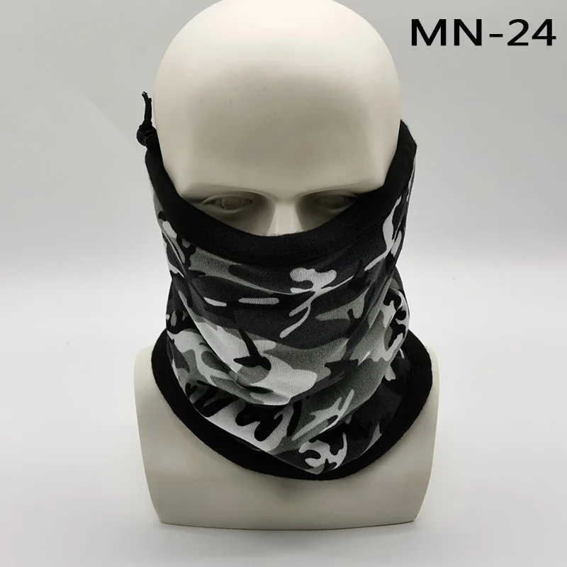 Nouvelle mode hiver hibou Bandana écharpe hommes Moto bandeau Camouflage multifonctionnel sans couture tubulaire unisexe chaud anneau enroulé