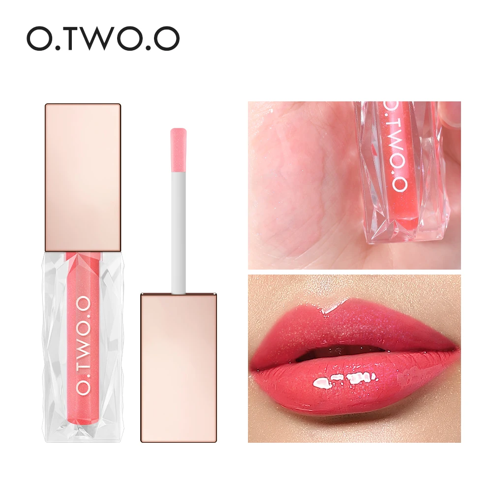 O.TWO.O New Lip Gloss Waterproof MatteTransparent  Moisturizing Lip Tint Liquid Lasting Sexy Lips Makeup Care Cosmetics