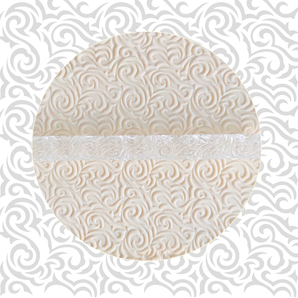 

Fondant Decoration Non-stick Pin Great For Sugar Cookies Clay And Art Projects Acrylic 3D Embossed Rolling With Pattern